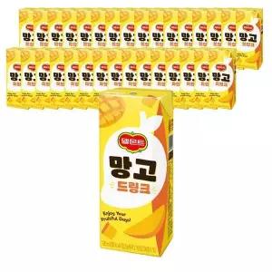 [셀러허브]롯데 델몬트 망고 드링크팩 190ml X 32팩 과일주스 (S19389966)