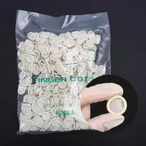 파우더골무 대용량 라텍스골무 백색 1봉지 500g(800개)