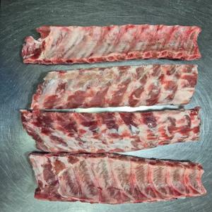 (한마음 미트)수입산 돼지 살밥많은 프랑스버나드 등갈비 폭립 찜 구이 2KG (1번컷팅) (냉동)