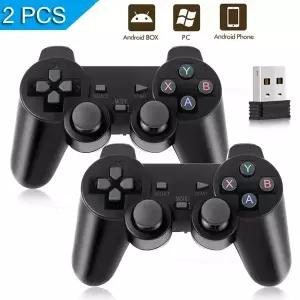1PC/2 PCS 2.4Ghz 게임 컨트롤러용 무선 게임패드 PC용 USB 조이스틱 안드로이드 TV Controle for PC BOX G