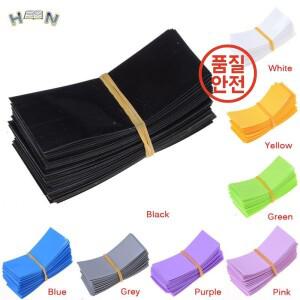 100pcs 리튬 이온 18650 배터리 랩 PVC 열 수축 튜브 필름 테이프 용 컷 커버