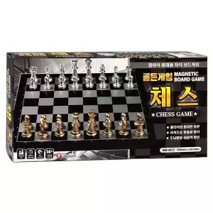 바니랜드 739DQU51 골든게임 마그네틱 체스판 보드게임 초등학생 지능 개발 두뇌 트레이닝 교구