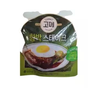 CJ 고메 함박스테이크 152g X 10팩 홈파티 캠핑 밀키트
