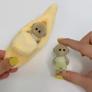 바나나몽인형 미니피규어 동물 원숭이  데스크템