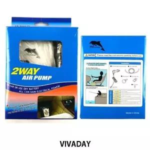 [하프클럽/]씨타임 2WAY AIR PUMP 차량 펌프 겸용 산소발생기 낚시 밧데리타입