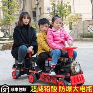 하오라이시 전동차는 어른 기차 사륜 유모차 자동차를 있다