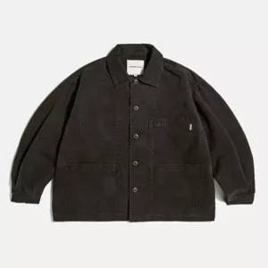 에스피오나지 French Wide Work Jacket (Moleskin) Washed Mocha 트러커 재킷 20240812-13