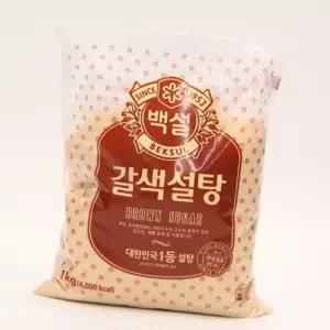 (올핀)갈색 설탕 1kg 백설 황설탕