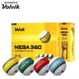[스릭슨]볼빅 메가 MEGA 360 3피스 골프공 고반발 360도 퍼팅라인