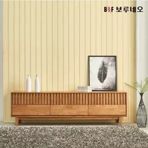 앳홈 비엔나 러버우드 원목 2단 1800 와이드 거실장 서랍장