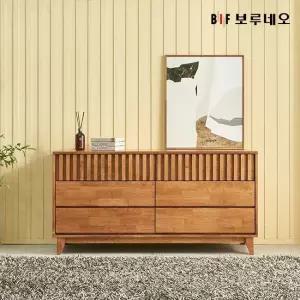 앳홈 비엔나 러버우드 원목 3단 1500 와이드 서랍장