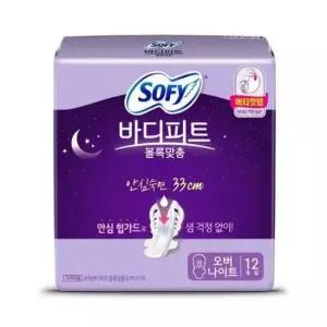 바디피트 쏘피 안심숙 면 33 오버나이트 12입