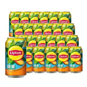 립톤 아이스티 복숭아맛 제로 355ml 24캔