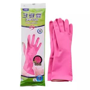 크린？N 고무장갑 L(대)x10개/장갑/주방용/식품용/김장/업소용/고무/긴고무/작업용/청소용/설거지/다용도