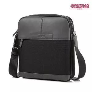 아메리칸투어리스터 BRITTON CROSS BAG BLACK 투톤 콤비 비즈니스 크로스백 DR509003
