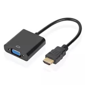 VGA to 복제 컨버터 RGB 모니터 미러링 변환기 듀얼모니터 젠더 확장 케이블 HDMI