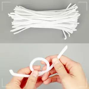 IOWBE5E07 흰색 미술 모루 100개입 30cm 재료 공예 트리만들기 핸드