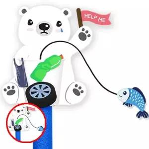 헤이지 C0302 멸종위기 북극곰의 물고기잡기 4인용 초등미술재료 초등학생만들기 어린이집교구만들기