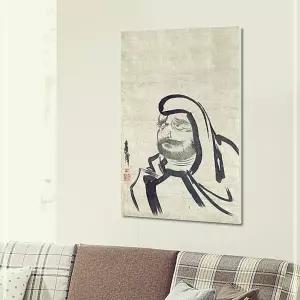 액운을 막아주는 그림 달마도 캔버스 액자 학교 관공서 인테리어 거실인테리어 거실 벽장식