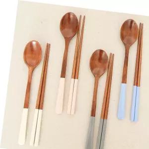 옻칠수저 4인세트 파스텔