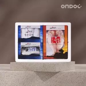 [온도씨]제주 수산물 실속선물세트 모듬 3호 (은갈치 대 1미/삼치살 대 1팩/옥돔 대 2미/총1kg내외)