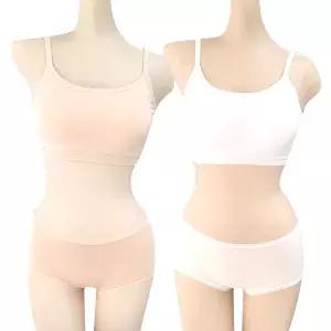[하프클럽/마이핏]면스판 무지 노와이어브라 주니어 1단계 8종세트