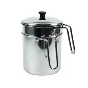 500094 물빠짐 스텐 음식물 쓰레기통 2L