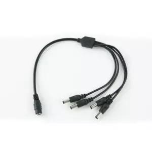 DC M F 전원 젠더 분배기 잭 푸쉬 COMS 아답터 전원잭 4분배5.5V to x4