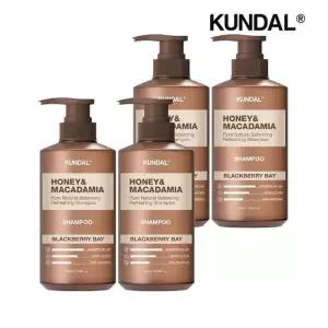쿤달 허니 앤 마카다미아 네이처 샴푸 블랙베리베이 500ml x4개