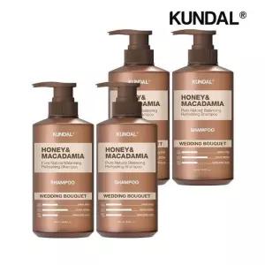쿤달 허니 앤 마카다미아 네이처 샴푸 웨딩부케 500ml x4개