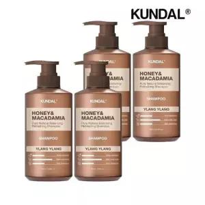 쿤달 허니 앤 마카다미아 네이처 샴푸 일랑일랑 500ml x4개