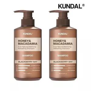쿤달 허니 앤 마카다미아 네이처 샴푸 블랙베리베이 500ml x2개