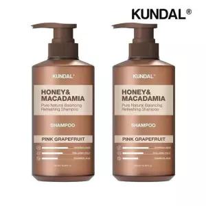 쿤달 허니 앤 마카다미아 네이처 샴푸 핑크그레이프프룻 500ml x2개