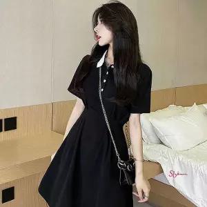 여자 반팔 20대 소개팅 코디 원피스 룩 미팅 카라 룩코디tuv587