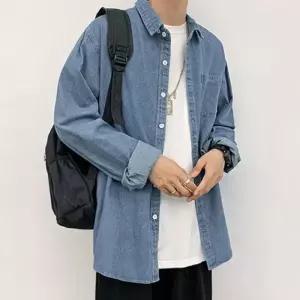 [모로엠] 남녀 빅 진청 연청 청 남방 DMS-SHA-Q2361345