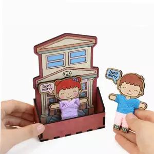 핸드폰거치대 걱정인형(인형2세트) 만들기 (법원)