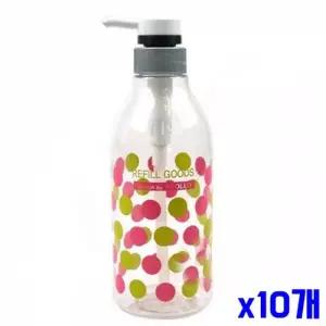 화장품 공병 리필 펌프용기 500ml-색상랜덤 x10개