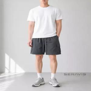 방수 퀵드라이 나일론 루즈핏 5부 여름 카고 밴딩 반바지