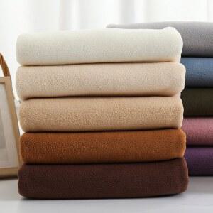 양털 뽀글이 원단 160cm 폴라 플리스 두꺼운 따뜻한 플러시 코랄 짧은 안감 코트 수제 DIY 의류 재봉