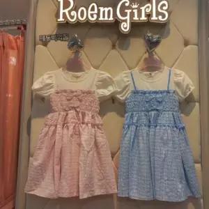 48721254-로엠걸즈 DP01 여름  데일리  체크  원피스 여 데일리  체크  원피스  RGOW2653P