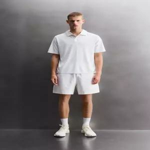 ZARA 피케 스트럭처 기능성 트레이닝 폴로셔츠 - 화이트 4387/303/250