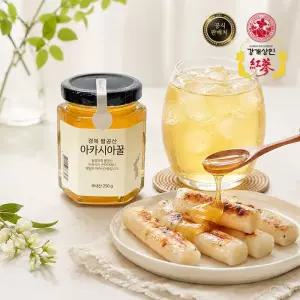 연천 팔공산 아카시아꿀(250g) 1병 국내산 자연 벌꿀 아카시아꽃꿀