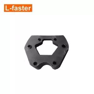 Lfaster 산악 스케이트보드 트럭 라이저 패드 오프로드 롱보드 11 인치 고무 매트