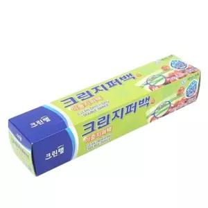 15매 30x35cm 지퍼팩 다용도 투명 일회용 비닐백 일회용 다용도