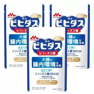 모리나가 50억 비피더스 프로바이오틱 유산균 BB536 30정 3개 Morinaga