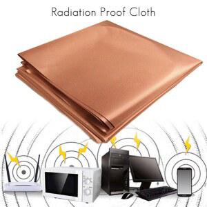 린넨 원단 미터 방사선 방지 EMF EMI 보호 재료 차단 RFID RF 차폐 전도성 구리 직물