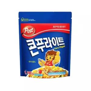 대용량 포스트 콘푸라이트 1.1kg 1p 시리얼 아침대용 어린이 어른 탕비실 지퍼백 간식