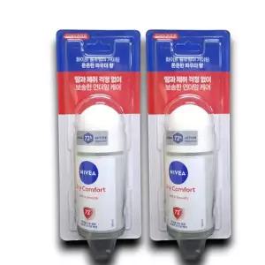 니베아 데오드란트 롤온 드라이컴포트 50ml x 2개