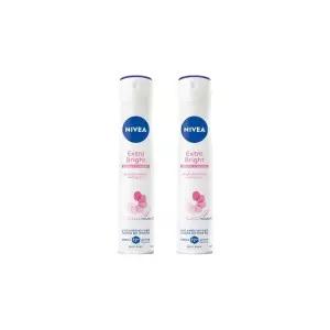 니베아 데오드란트 스프레이 엑스트라 브라이트 200ml 2개