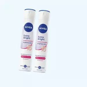 니베아 데오드란트 스프레이 엑스트라 브라이트 200ml 2개 82973X2 4962735